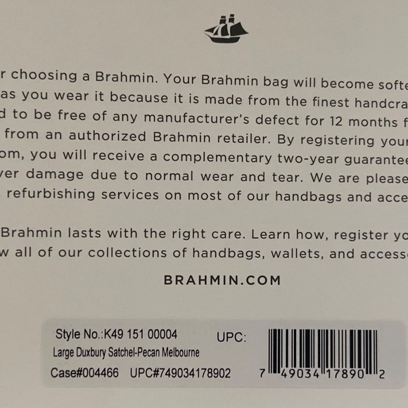 Brahmin LARGE Duxbury Satche - Picture 7 of 10